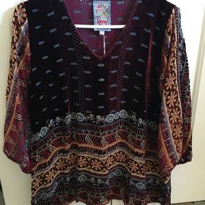 Johnny Was Parisa Top